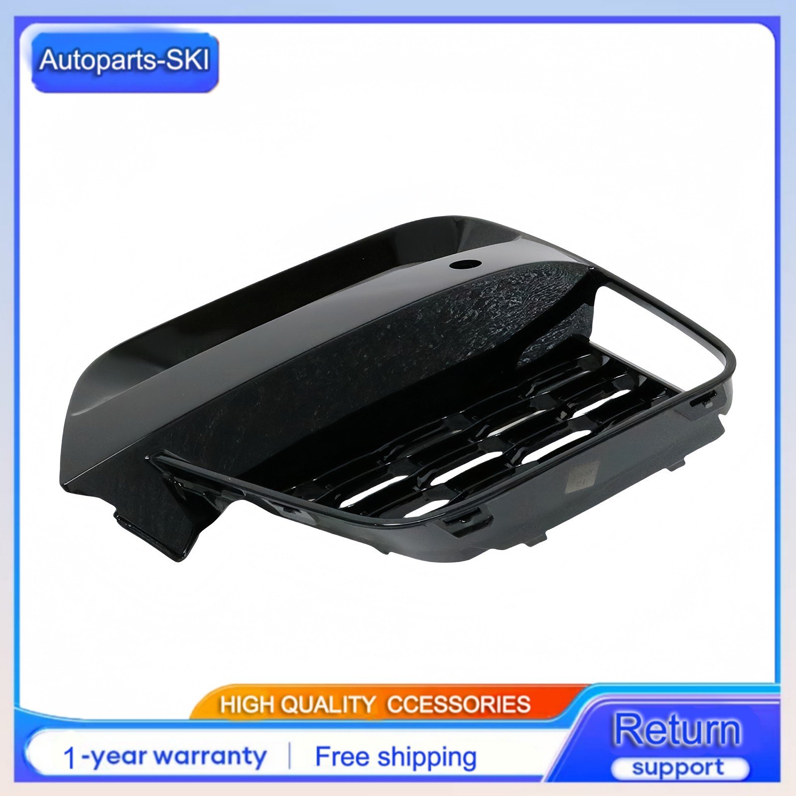 For BMW X3 G01 X4 G02 2019 – 2021 2PCS Front Bumper Outer Grille Fog Lamp Cover