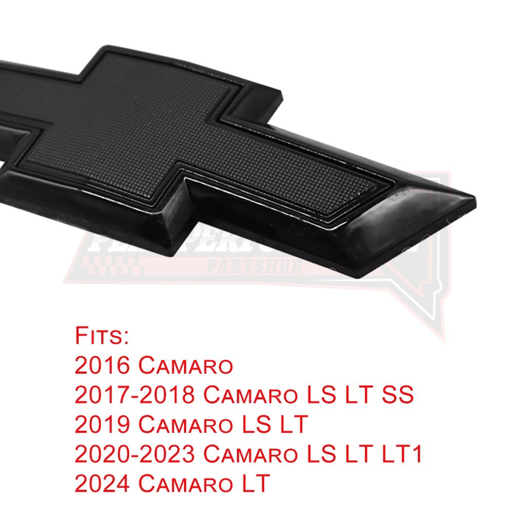 Blackout Rear Tailgate Bowtie Emblems 2016-2024 For Camaro Custom