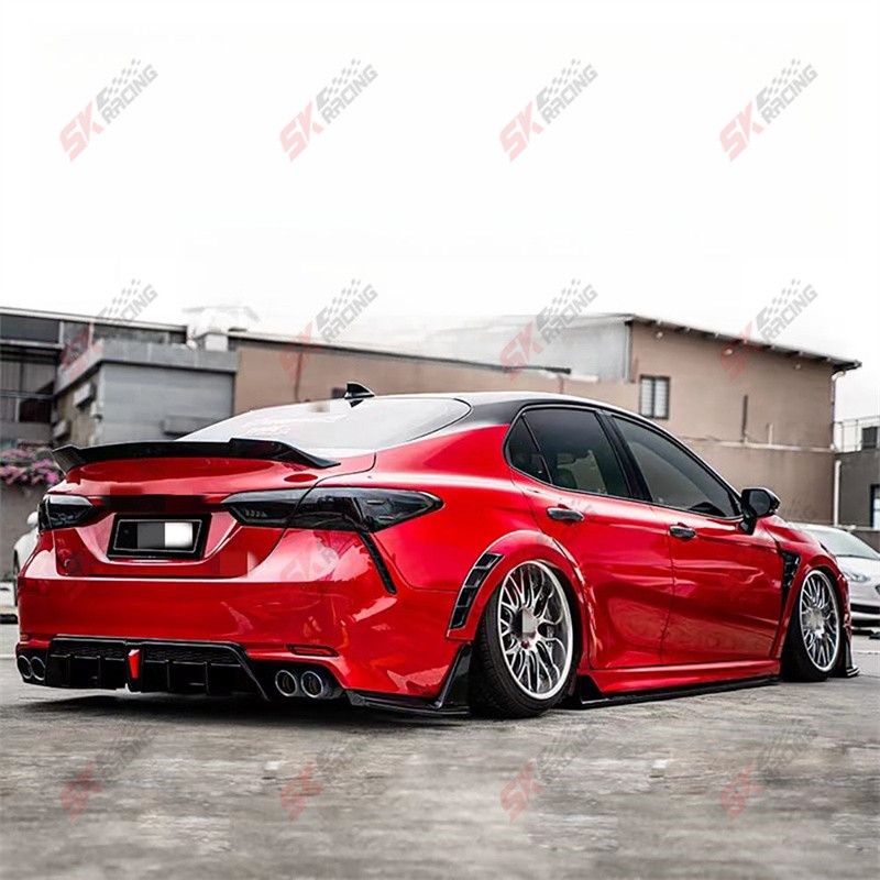 Unpainted ABS Fender Flares Wide Body Exterior For 2018-24 Toyota Camry SE XSE