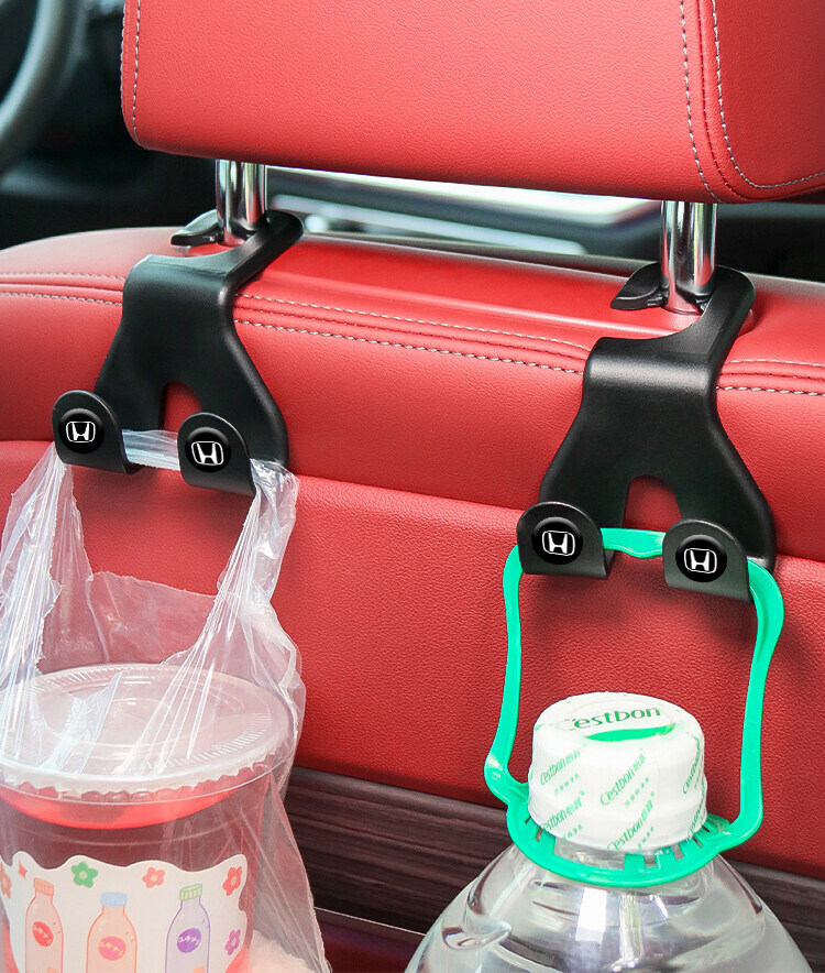 2PCS Car Seat Back Hooks Hanger Interior Accessories Bag Holder Hook Fit Honda