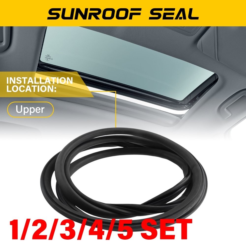 Sunroof Seal Strips Sunroof Weatherstrip For Lexus GS350 GS450h ES350 1-5SET