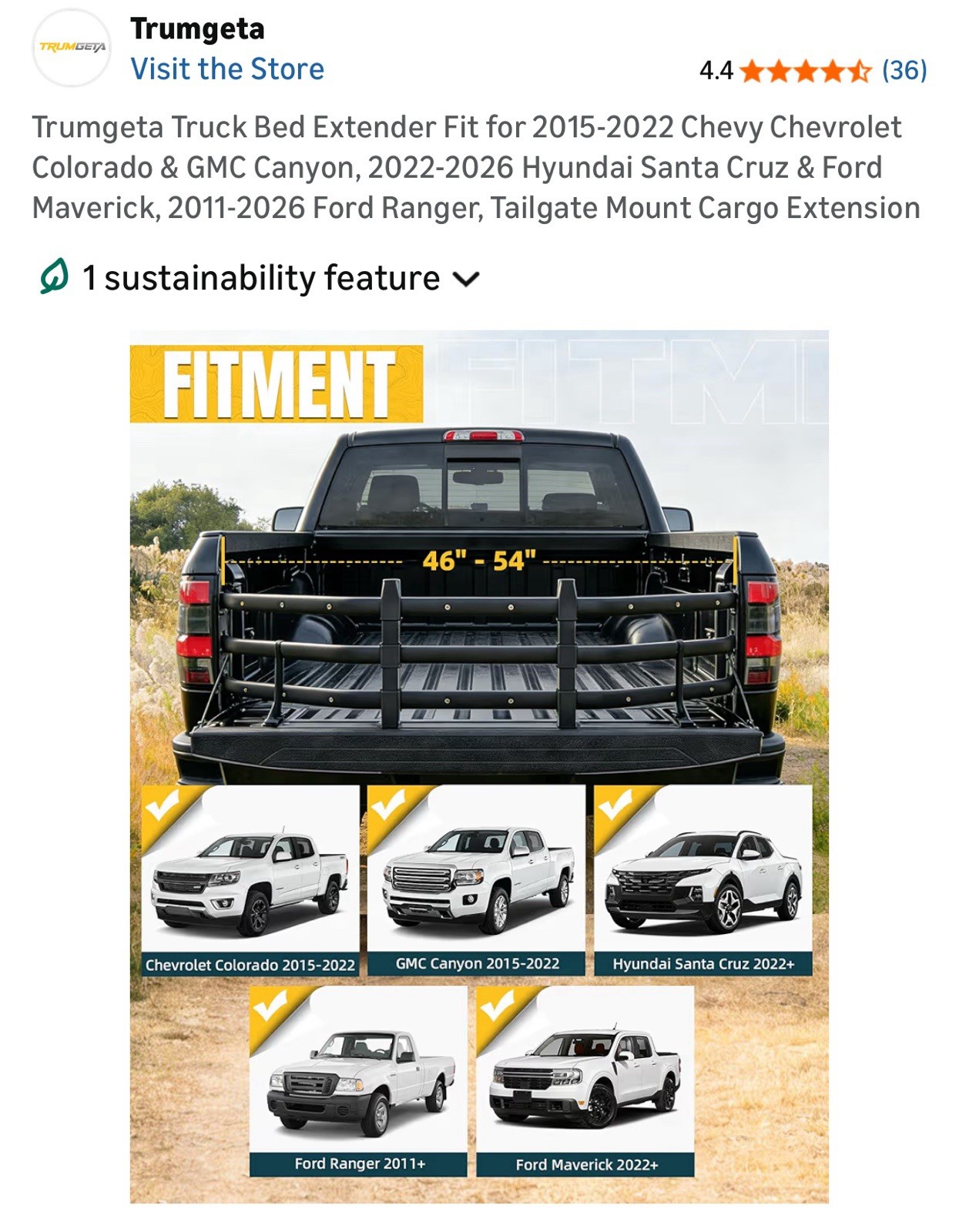 Trumgeta Truck Bed Extender