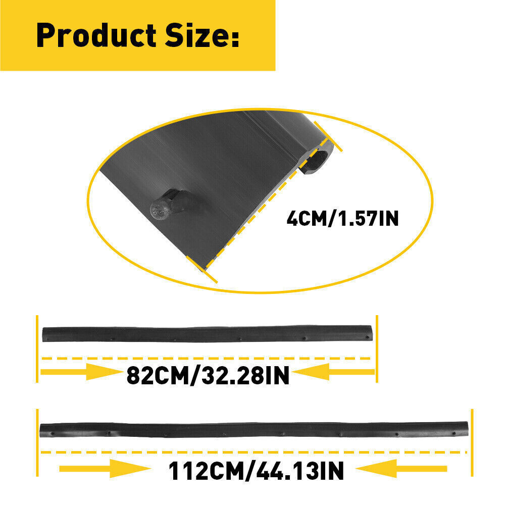 Fit For 99-1 Ford F250 F350 Crew Cab Front & Rear Lower Door Weather Strip Seal
