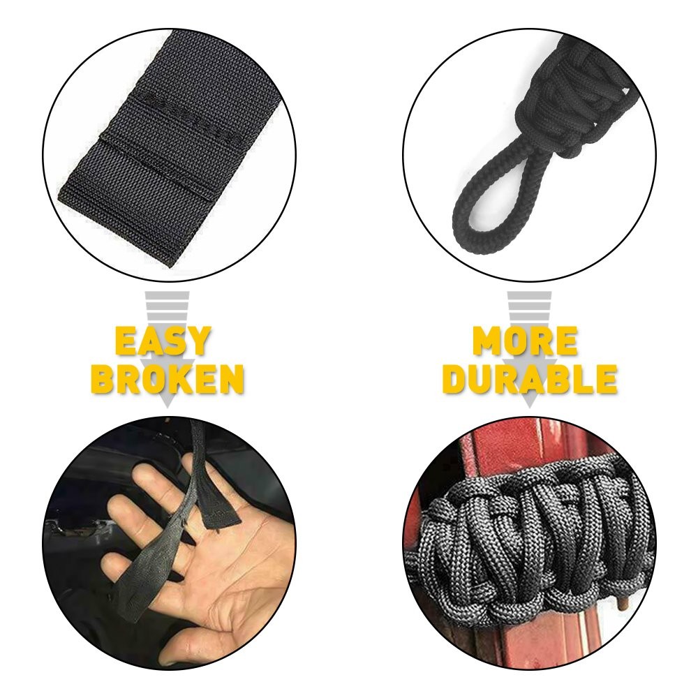 For Jeep Wrangler JK/JL 1976-2021 Car Door Limiting Straps Belt Accessories 4PCS