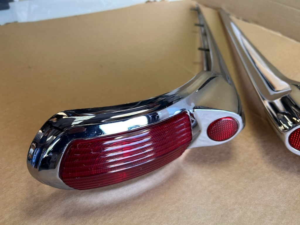 1952 Oldsmobile 88 Deluxe Rear Crown & Tail Light Assemblies NOS GM!