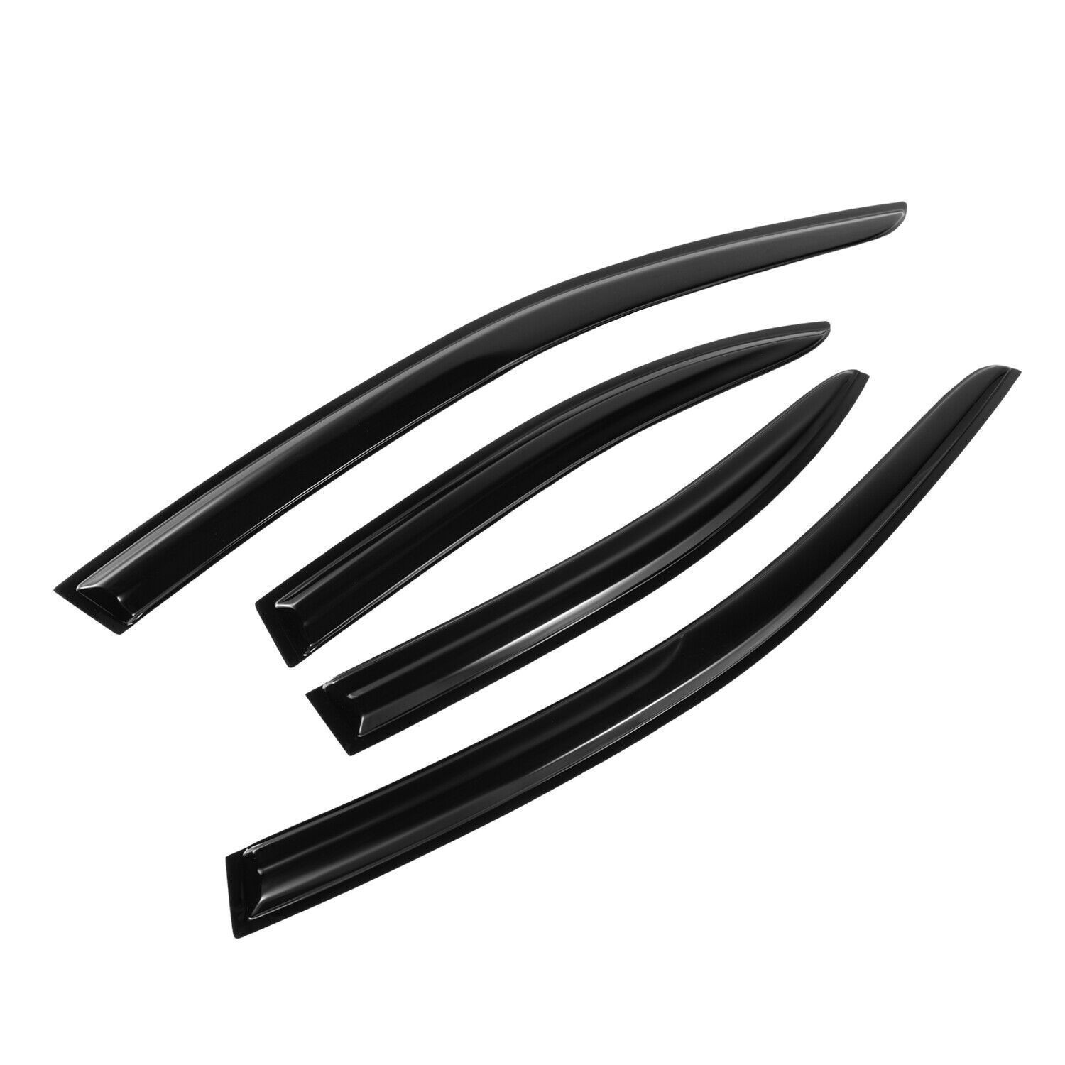 For 2008-2017 Mitsubishi Lancer EVO X JDM Mugen Style Window Visors Rain