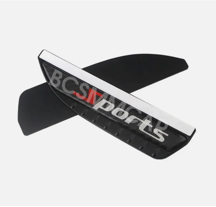 2pcs Car Rear View Side Mirror Rain Board Eyebrow Guard Sun Visor Carbon Fiber