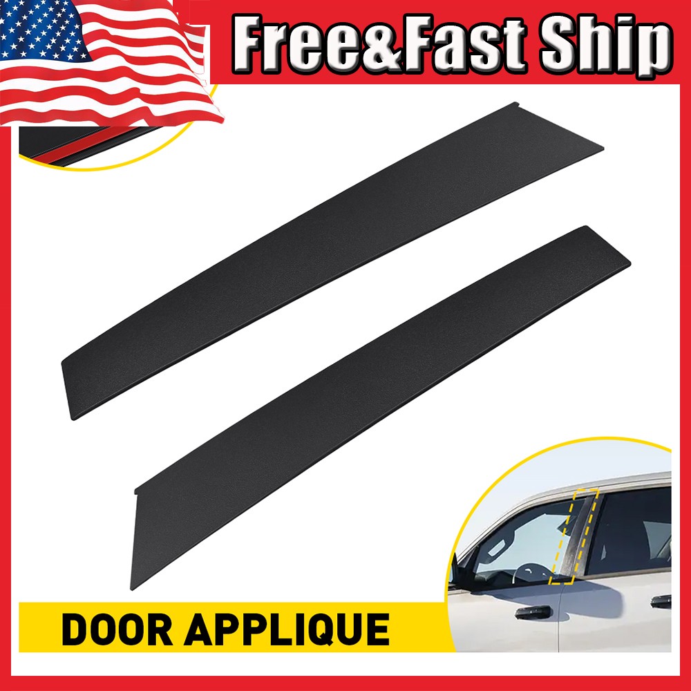 For Ram 1500 2019-2024 Ram 68292935AC Front Left+Right Door B Pillar Applique