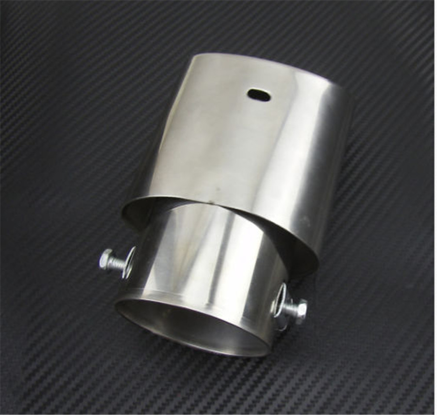 145mm Chrome Stainless Steel Exhaust Pipe Trim For 1.8-2.2 T