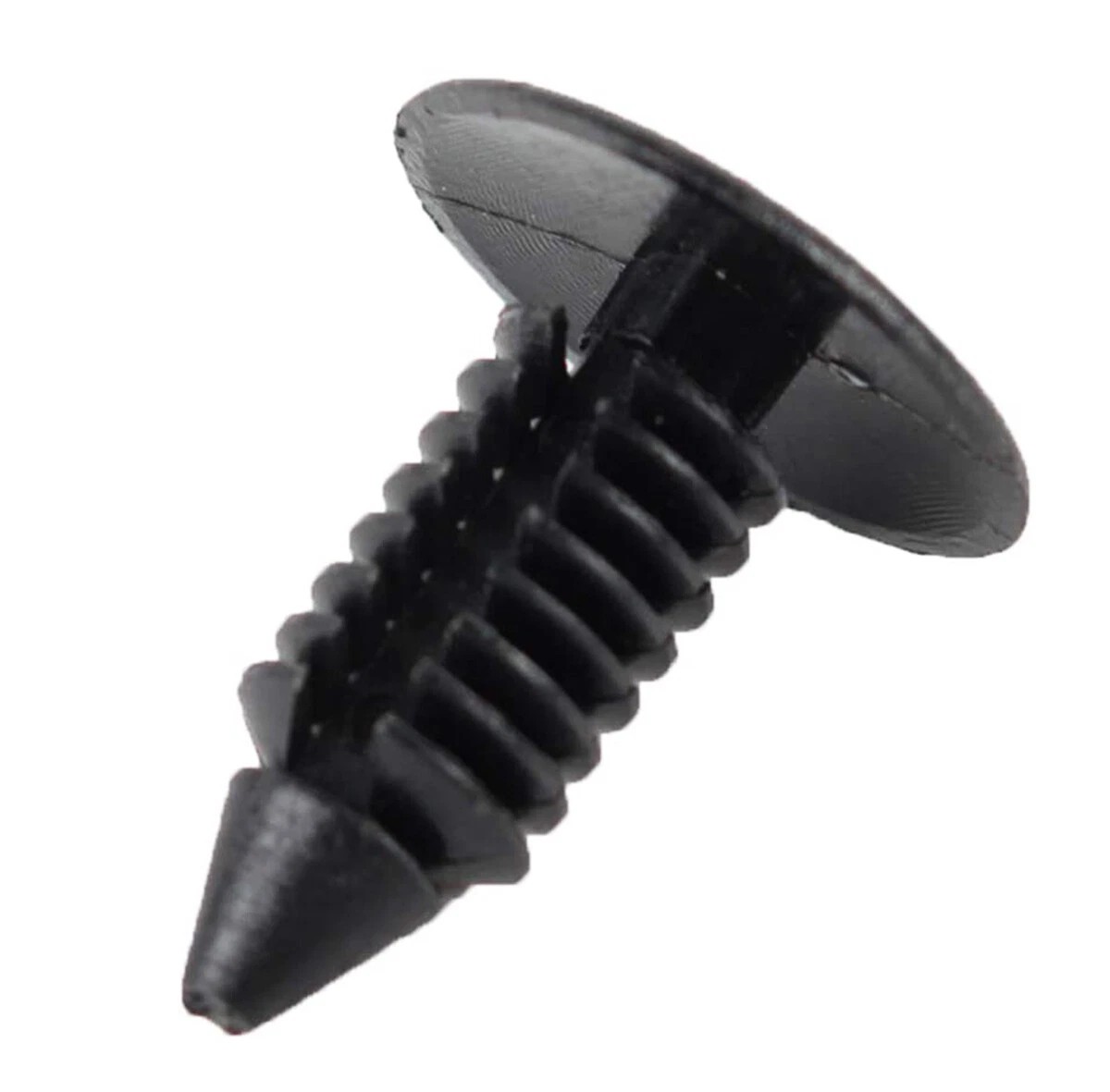 100x 8mm Bumper Clips Auto Car Hole Plastic Rivets Fastener Fender Push Pin NEW