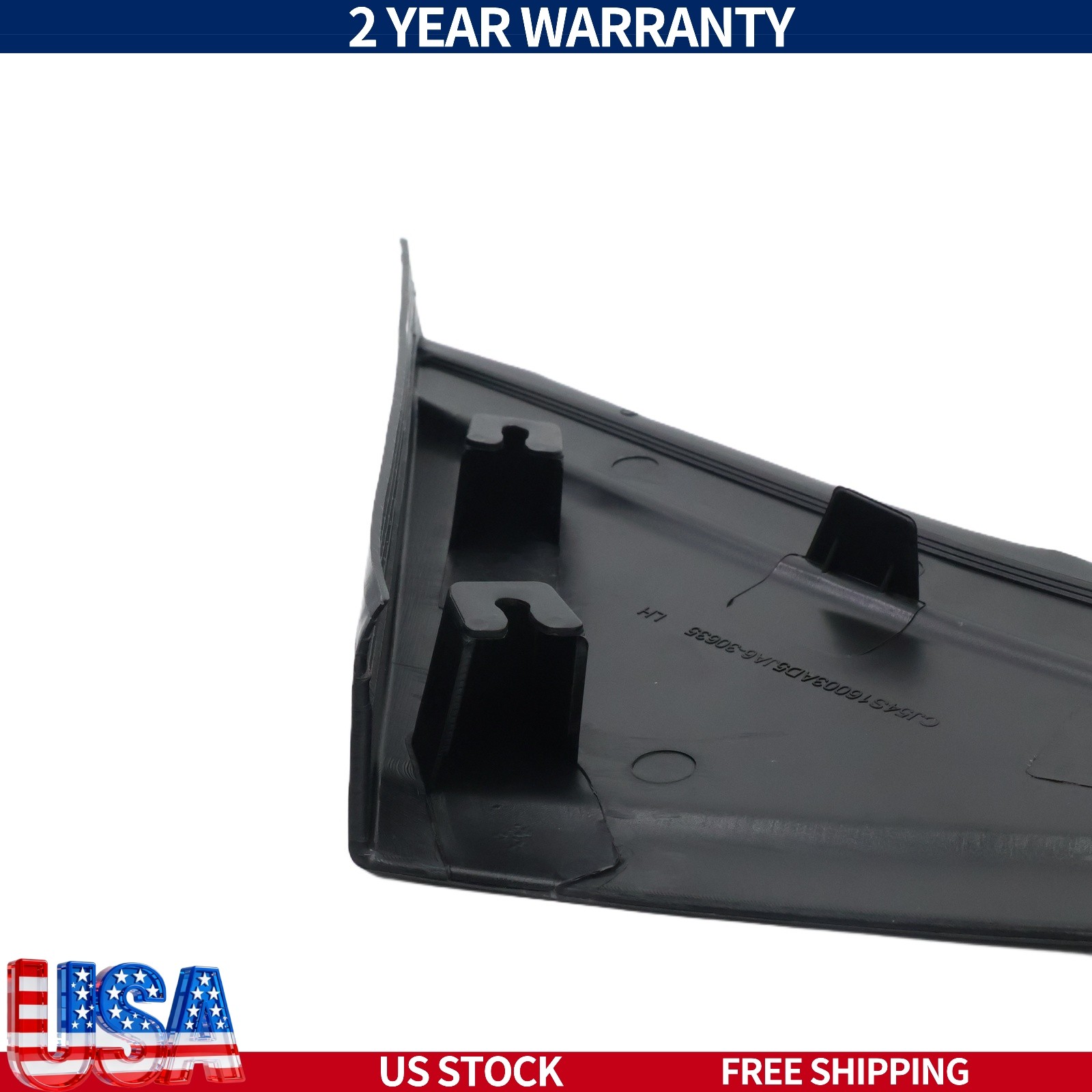 Front Left+Right Mirror Corner Triangle Fender Cover For 2013-19 Ford Escape Set