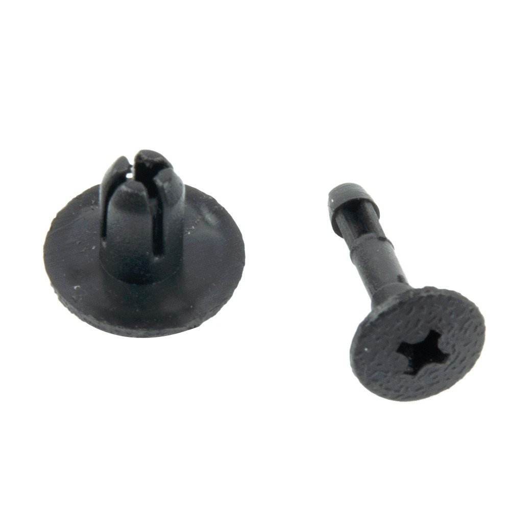 20 For Honda Fairing Plastic Screw Fasteners Clips Black Size As Picture Shown