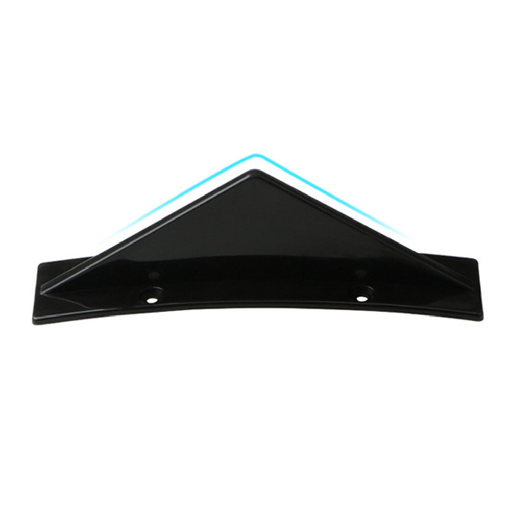 4Pcs Car Rear Bumper Lip Diffuser Fin Trim Bumper Shark Fin Spoiler Universal