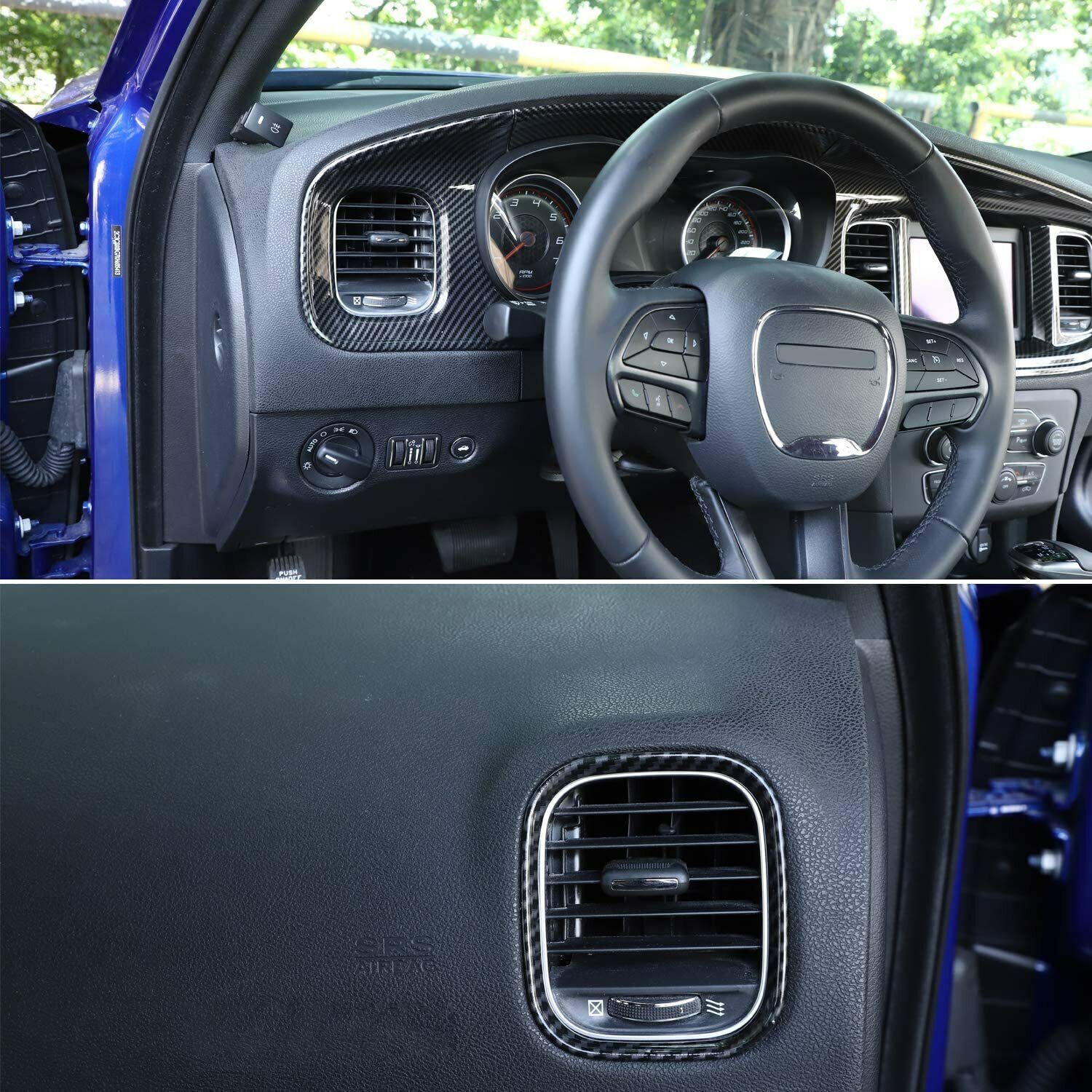 8.4” Screen Central Control Dashboard Panel Cover Trim for Dodge Charger 2015+