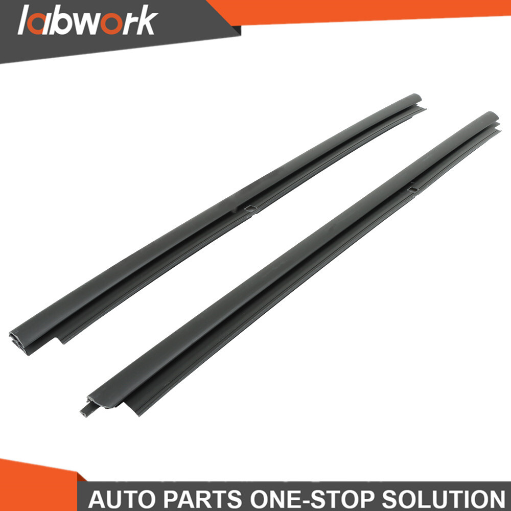 Labwork Front Outer Window Sweep Seals Pair For 99-06 Silverado/Sierra 1500 2pcs