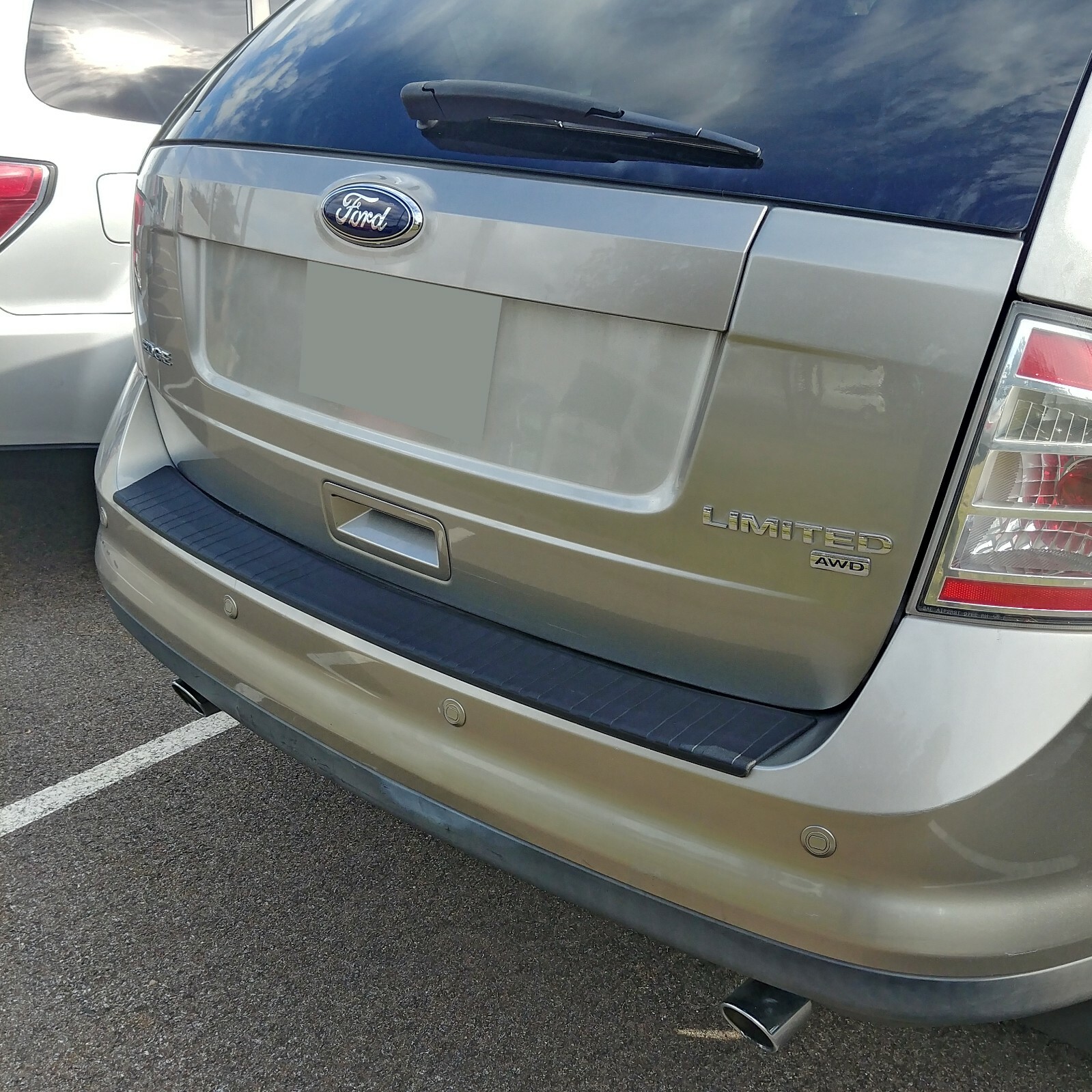 For: Lincoln MKX 2007-2015 Rear Bumper Protector #RBP-012