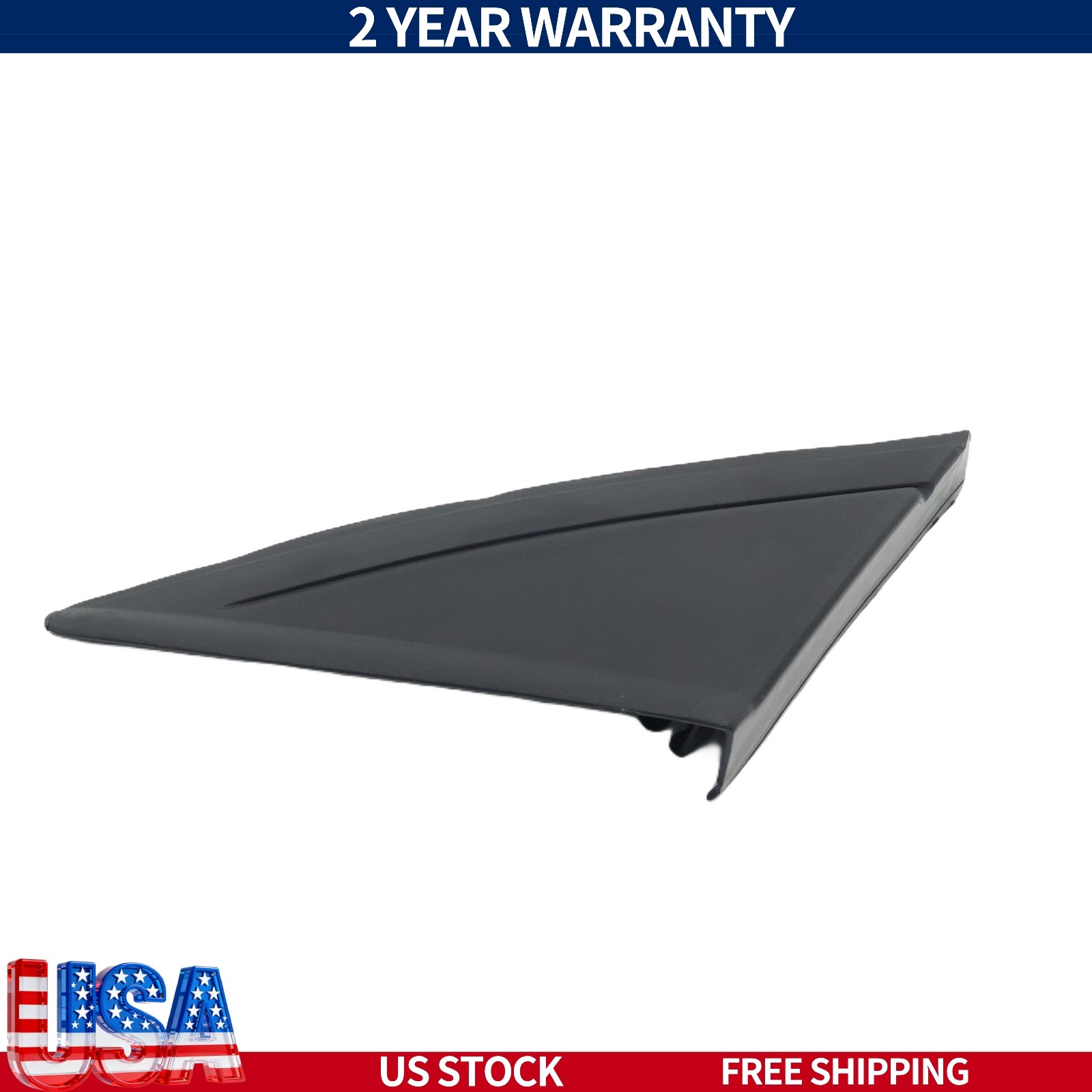 Front Left+Right Mirror Corner Triangle Fender Cover For 2013-19 Ford Escape Set