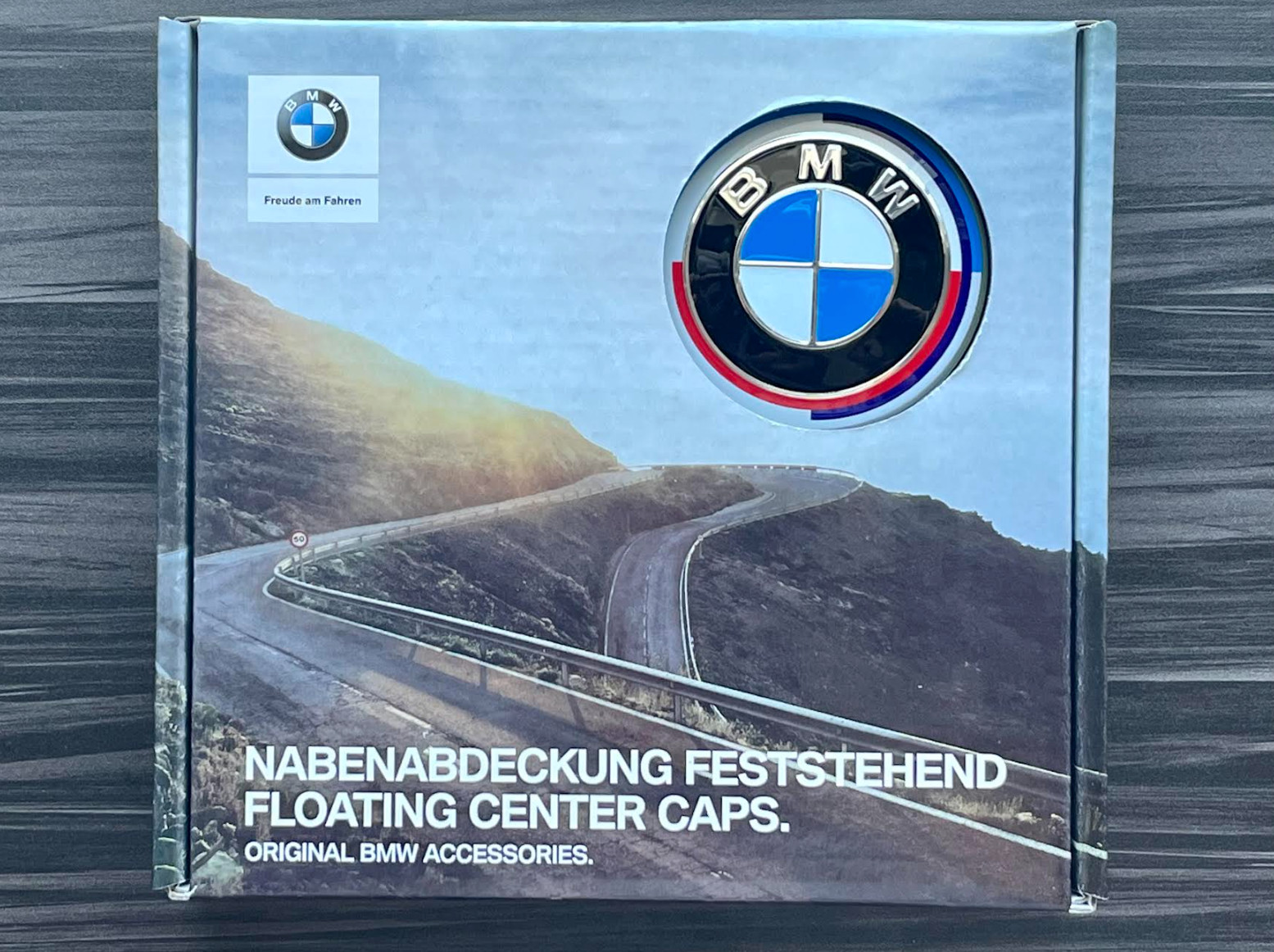 BMW 50th Anniversary 68mm FLOATING Wheel Center Caps FREE 2-3 Priority Shipping!