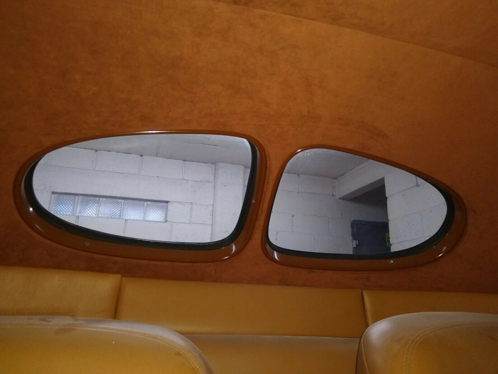 1941,40, Willys Coupe Rear Window Garnish Moulding Surround for fiberglass bodys