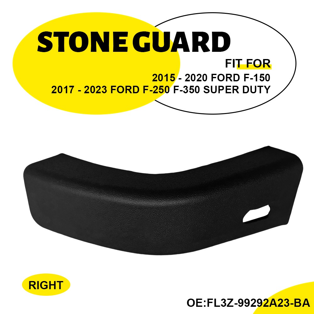 Right Stone Guard For 2015-20 Ford F-150 2017-23 Ford F-250 F-350 Super Duty