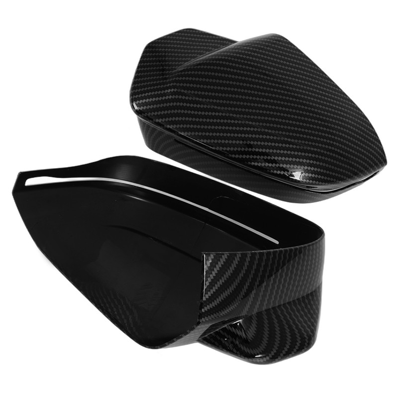 Carbon Fiber Side Rearview Mirror Cover Cap For BMW X3 G45 530i 540i i5 i7 G60