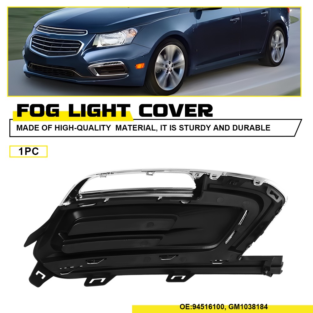 For 2015-2016 Chevrolet Cruze 94516100 Front Bumper Fog Light Cover Left Side 1X