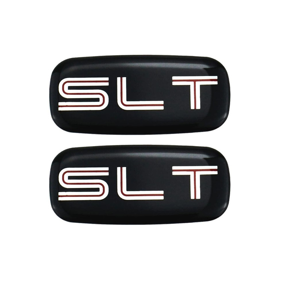Pair SLT Cab Emblem 3D Badge Roof Pillar For 95-07 Pickup Truck SUV 15036134