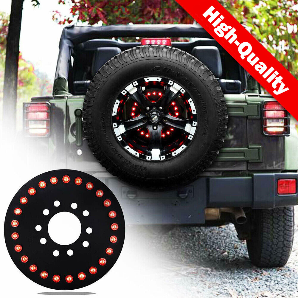 12.5″ Spare Tire Brake Decor Light 3rd Tail Light LED For Jeep Wrangler TJ JK JL