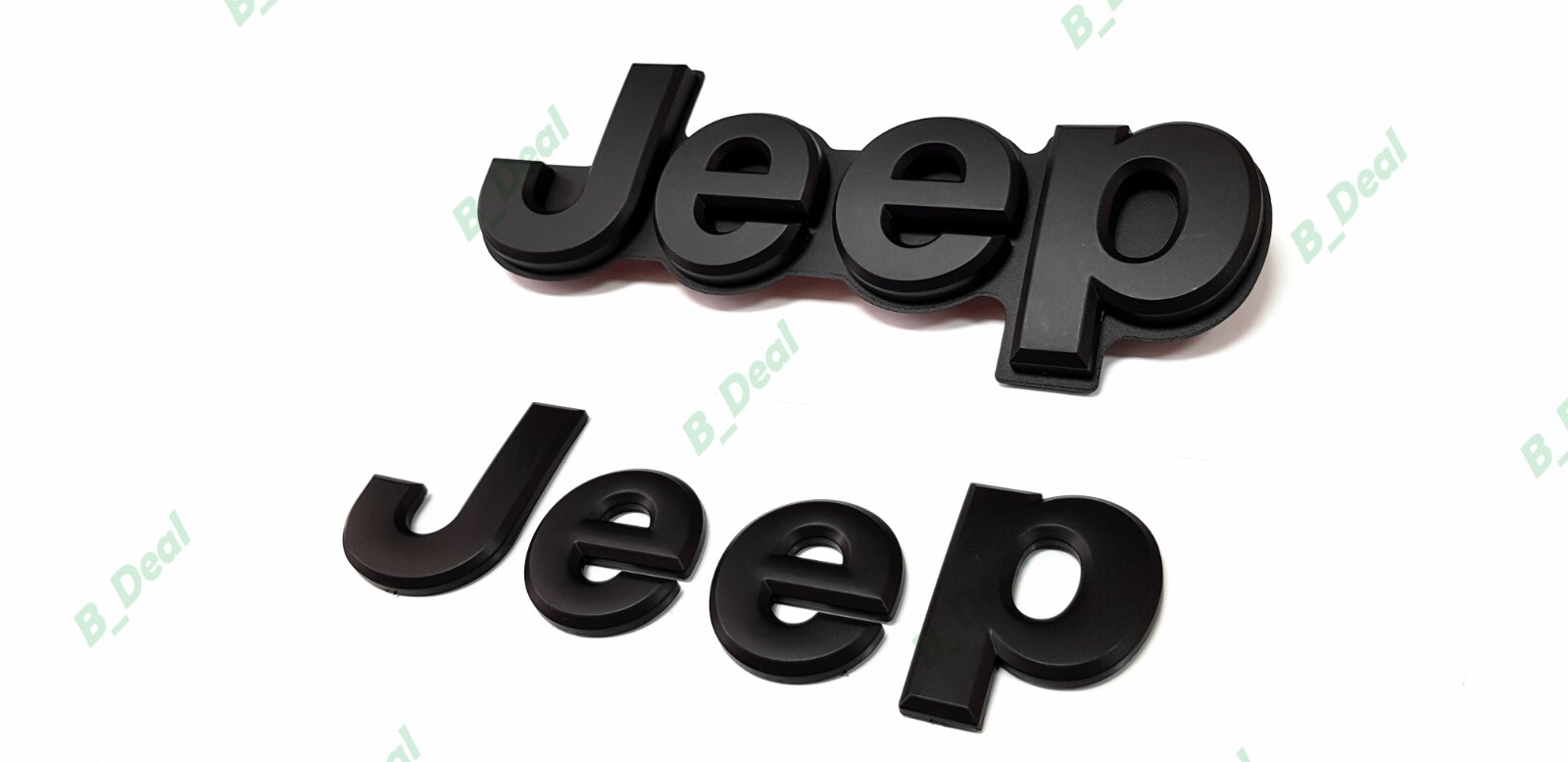 Matte Black Front Rear Jeep Door 4×4 Emblems 2014-2016 Grand Cherokee
