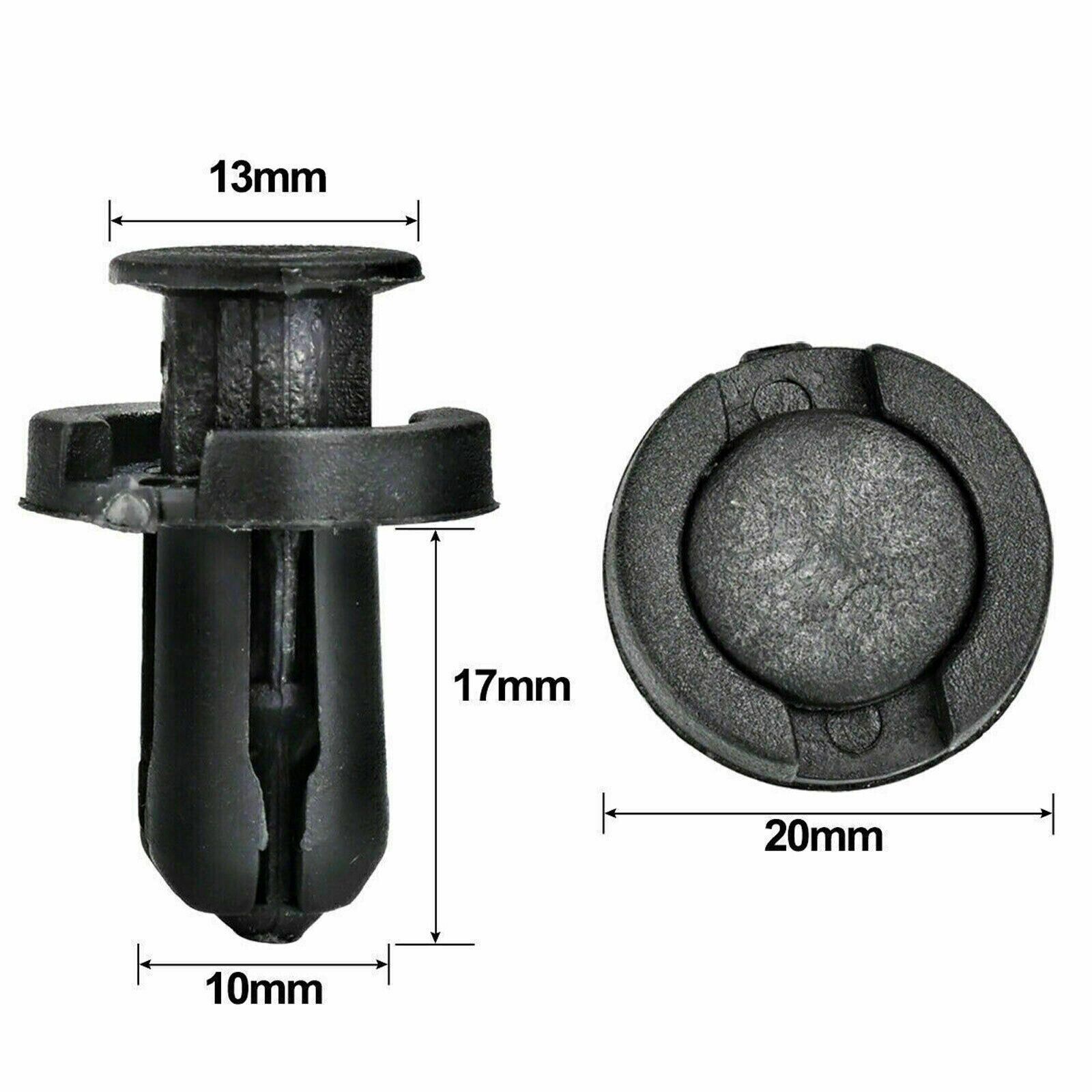 For Honda Accord Civic Acura 100Pcs Bumper Hood Fender Liner Clips Push Retainer