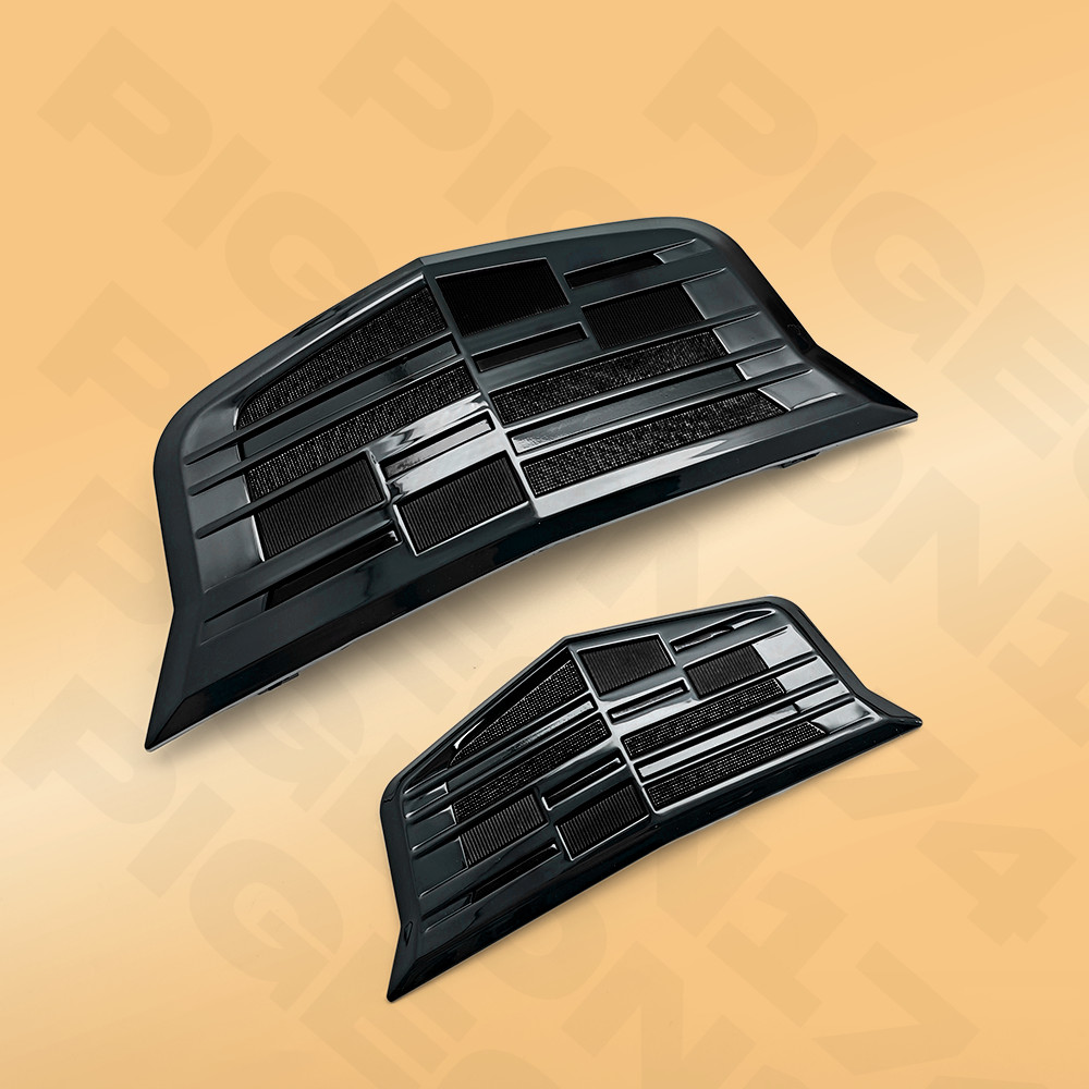 2 Black Front Grill Trunk Emblem Badge for Cadillac CT6 XT5 ATS XTS Accessories