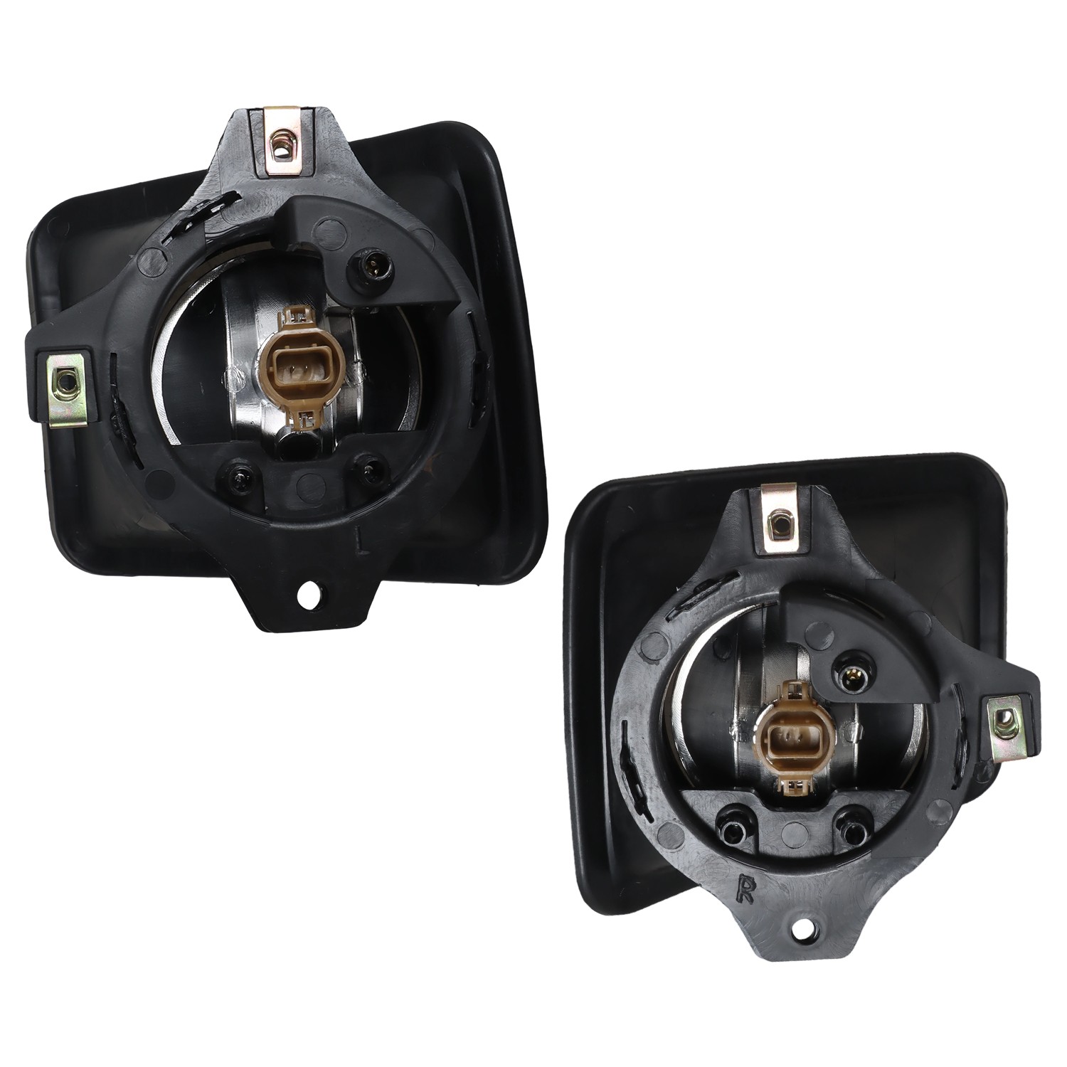 1 Pair New Front Left & Right Fog Light Bezel for 2015-18 Silverado 2500HD 3500