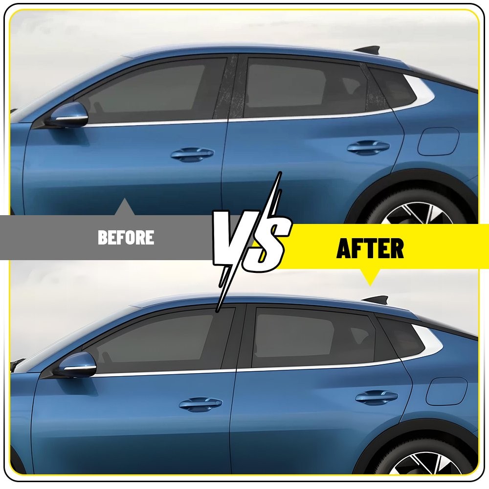 6x Gloss Black Door Window Pillar Post Cover Trim Fits Kia Forte Sedan 2019-2023