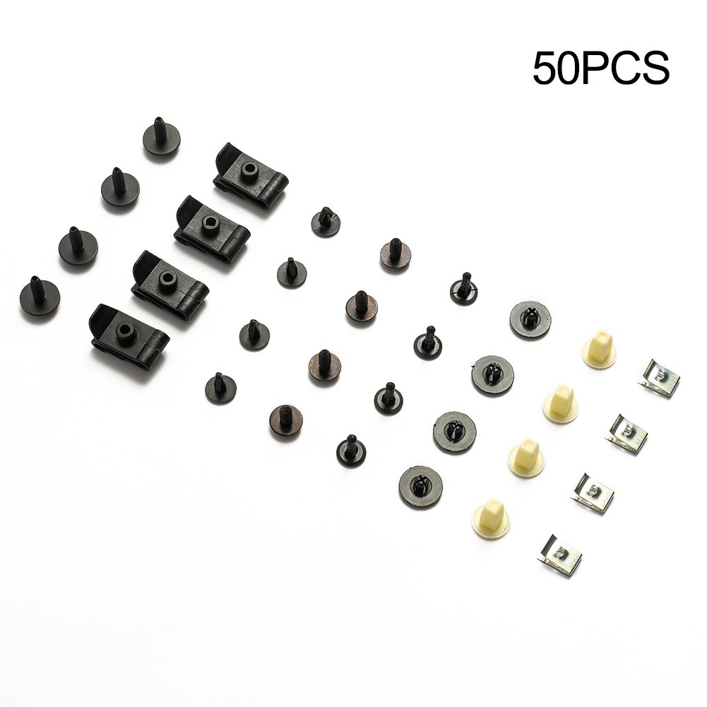 Fasteners Plastic And Metal Under Engine Cover Clips Underbody Mudguard