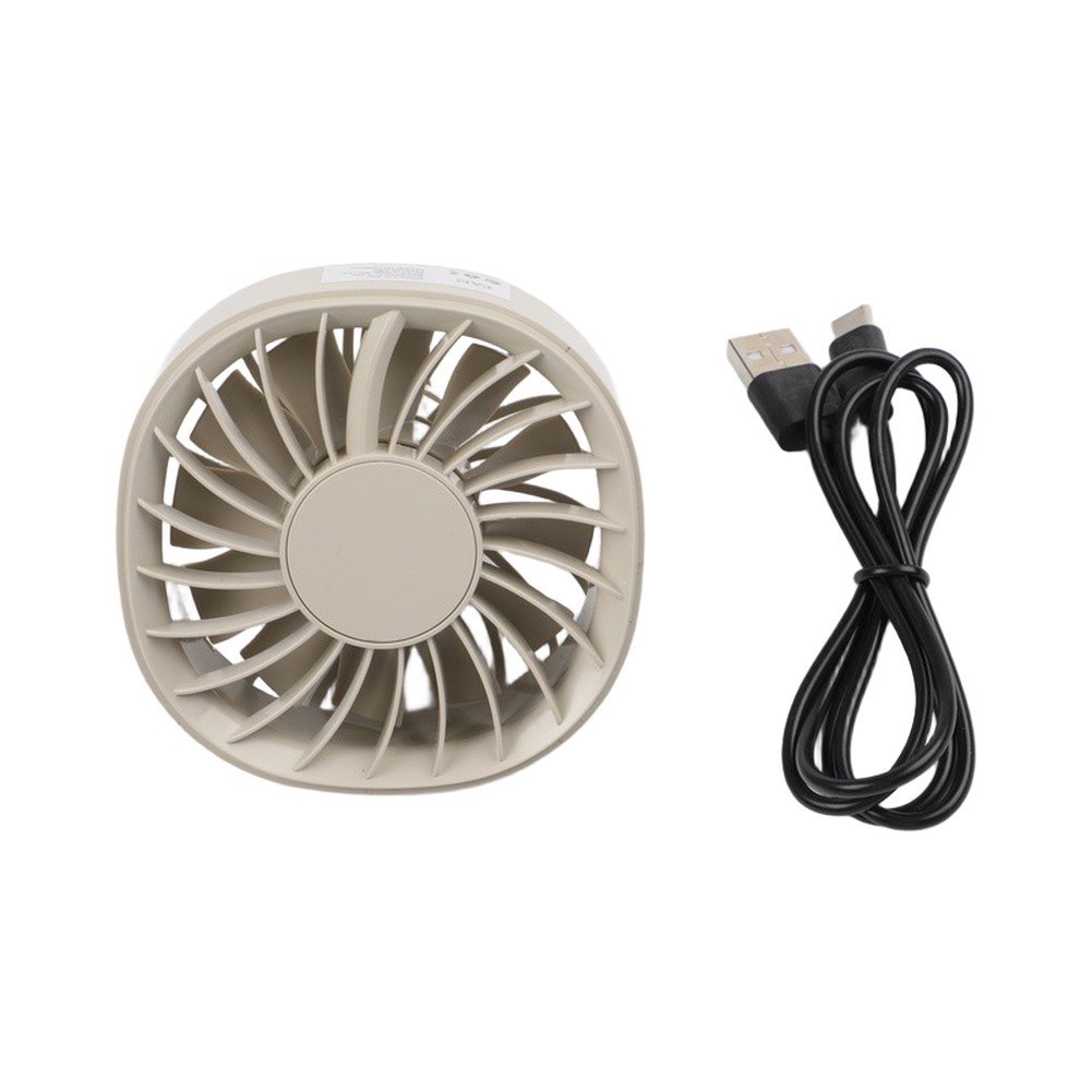 Car Air Vent Clip USB Fan with Quiet Operation and Adjustable 3 Speed Cooling