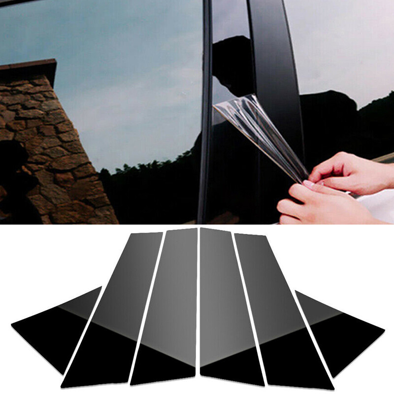 Black Window Pillar Posts Trim Cover For Chrysler 300/300C Dodge Magnum 2005-10