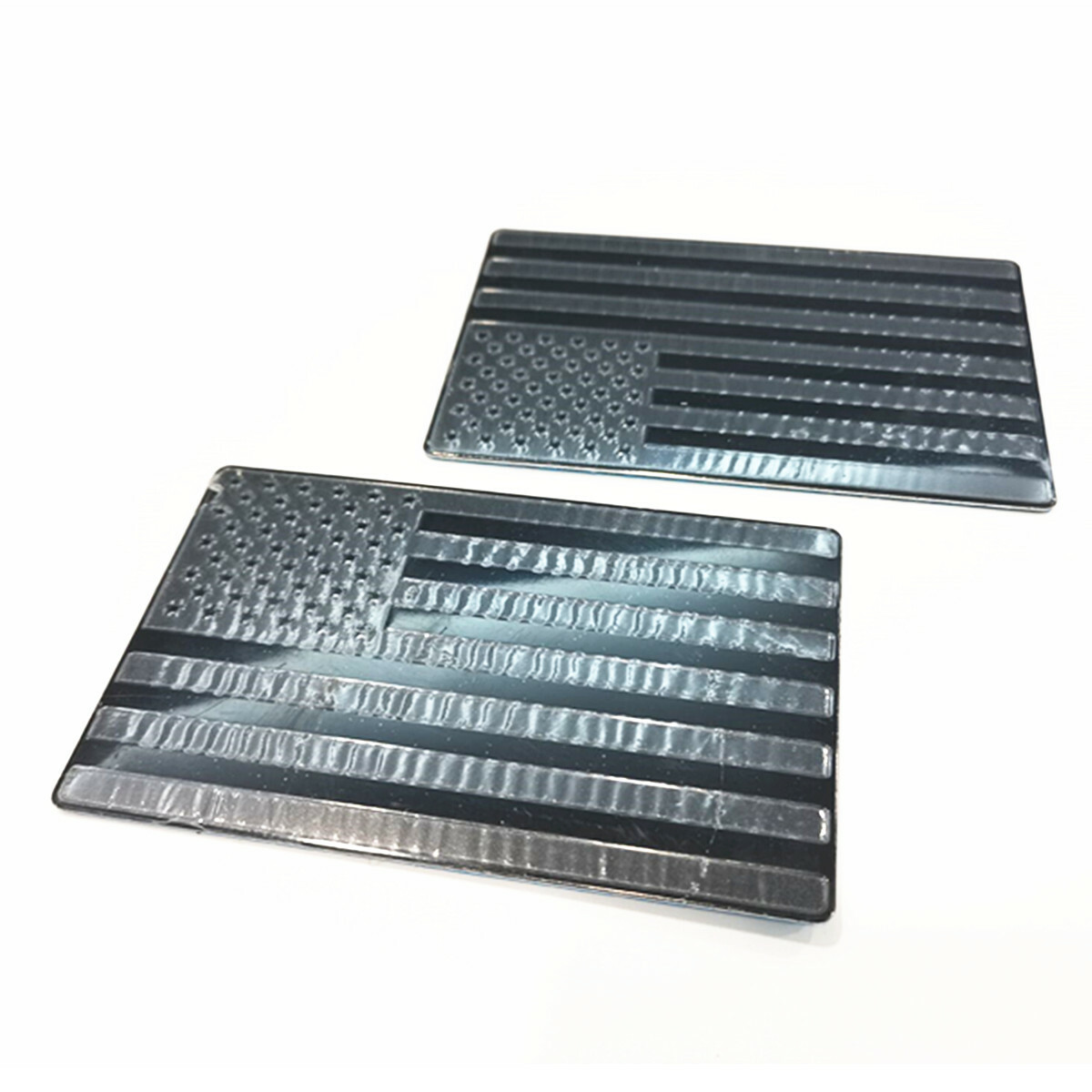 3D Metal American Flag Decal Car SUV Truck Motorcycle Emblem Badge Aluminum 2Pcs