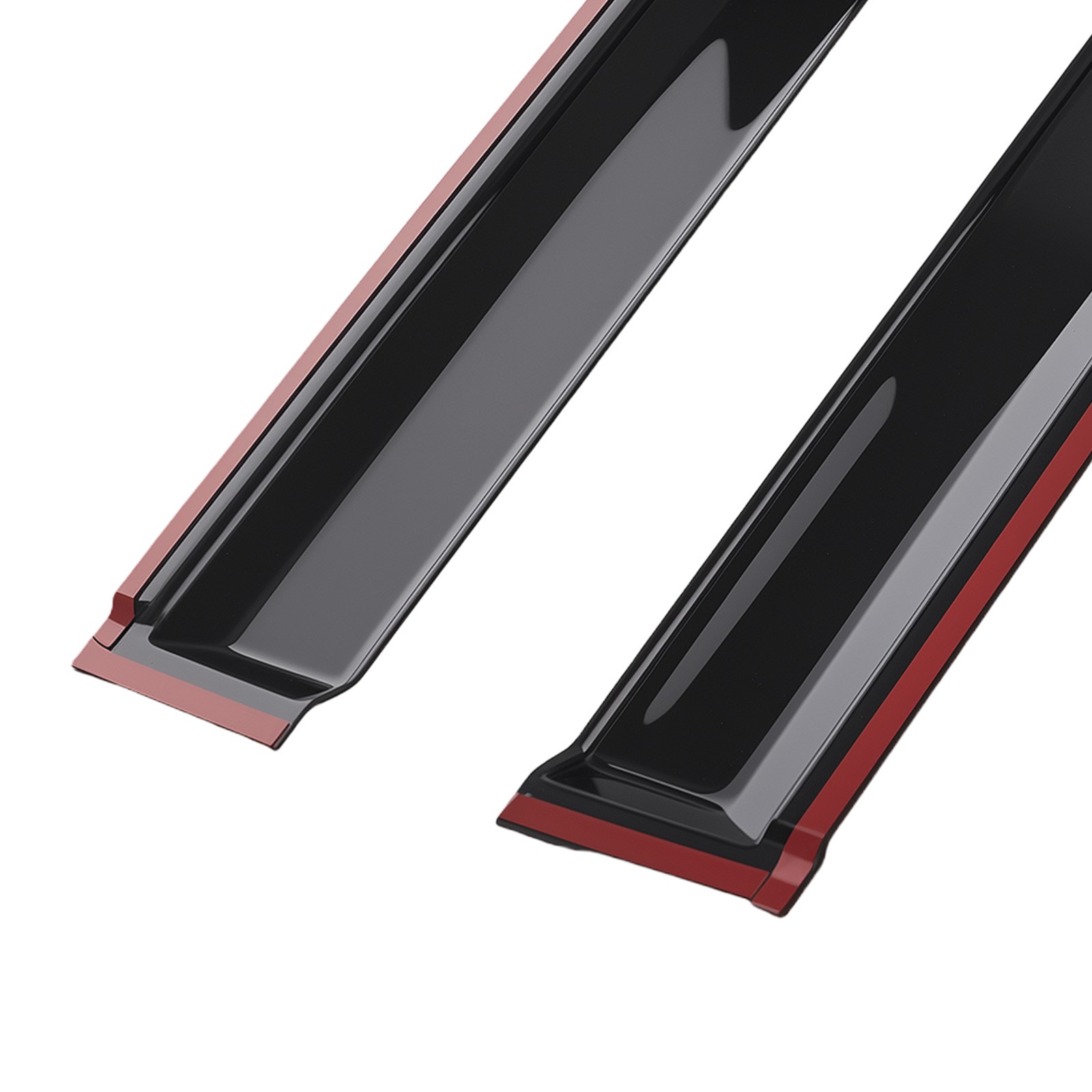 Rain Guard Vent Window Visor for Toyota 4Runner 2003-2009 Acrylic Plastic