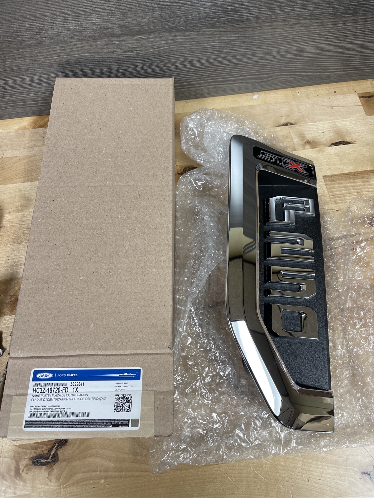 OEM Genuine 2017-2020 Ford F250 STX Chrome Emblem HC3Z-16720-FD New