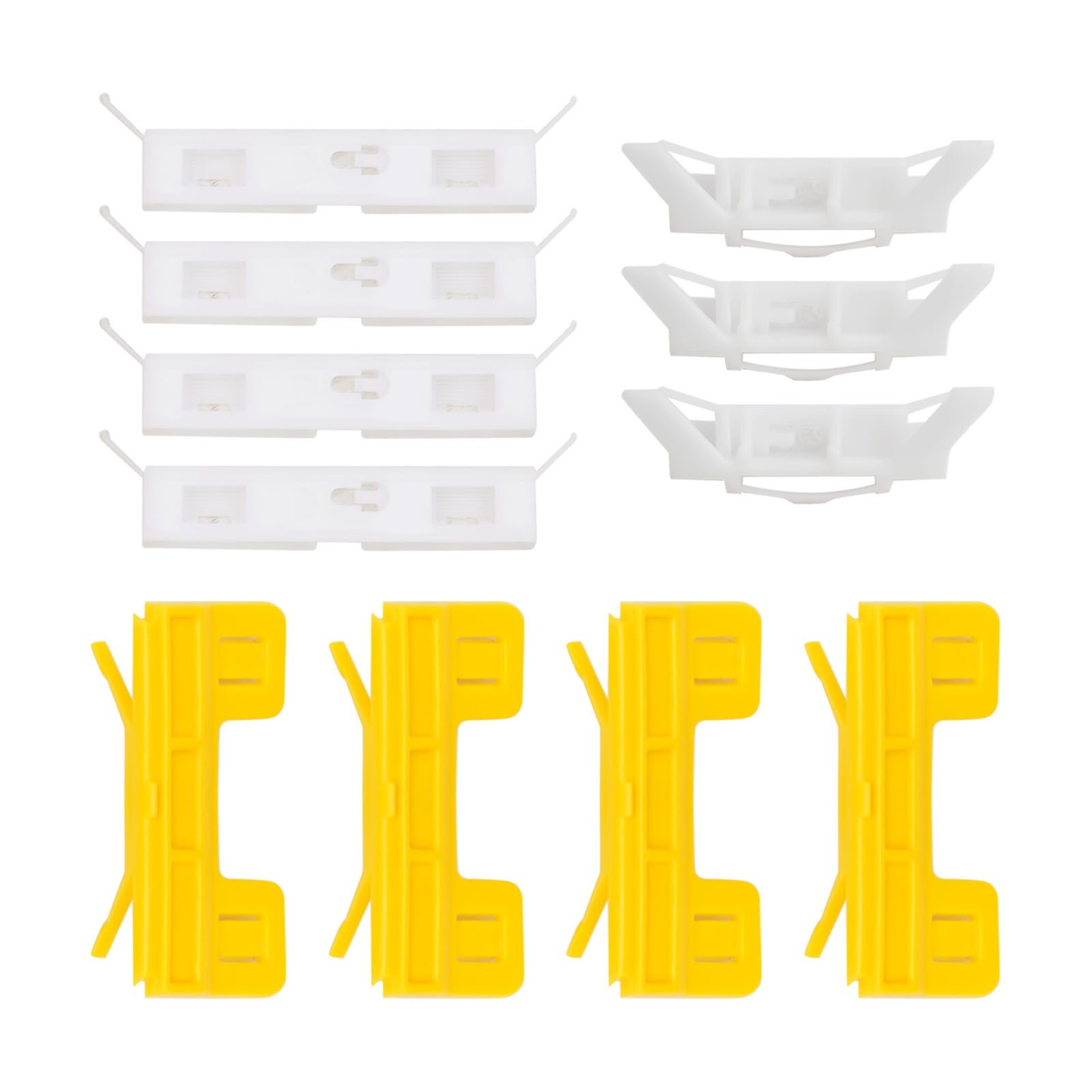 For Acura-TSX Molding Clips Retainer Repair Set White & Yellow 6.2cm X 2.7cm
