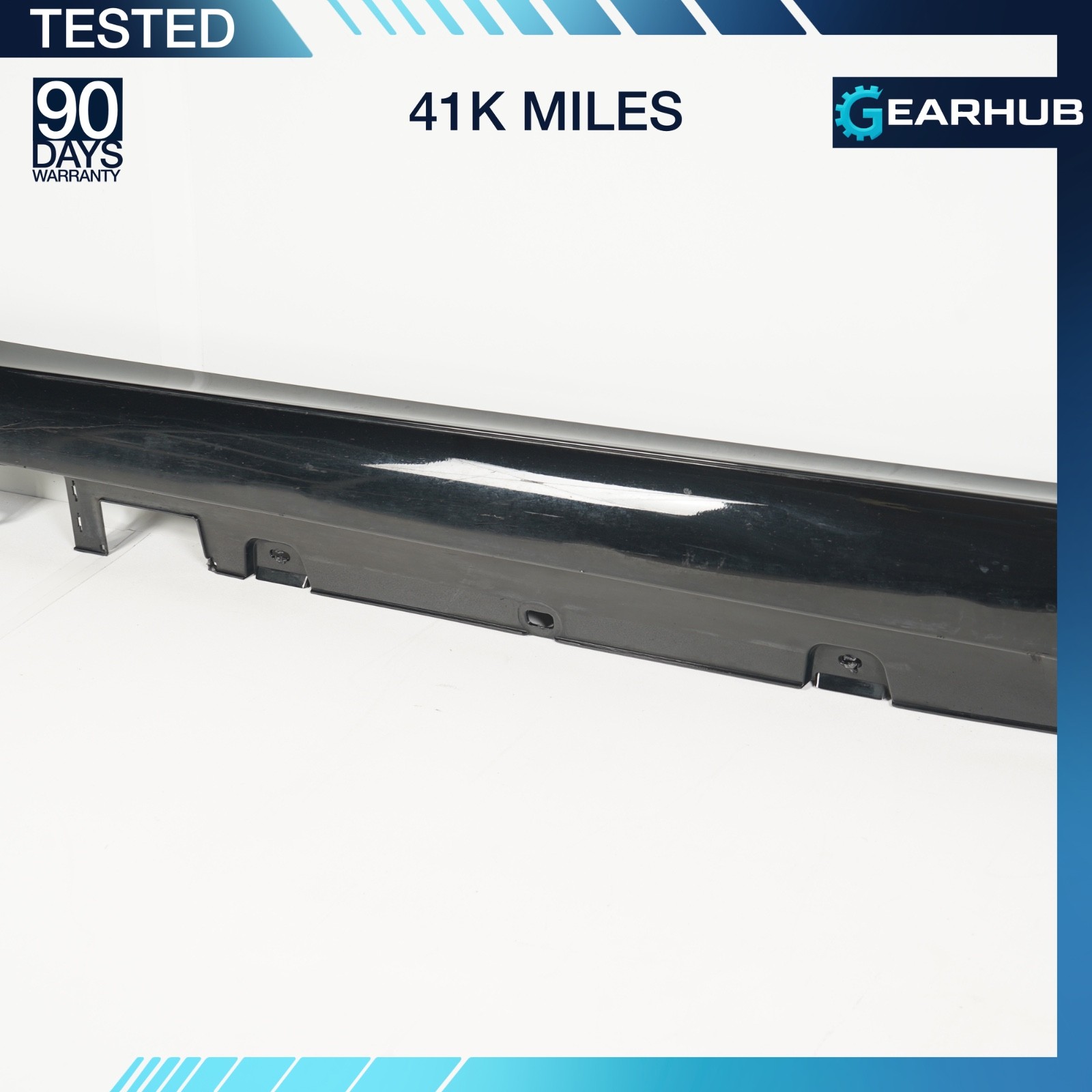 17-23 Mercedes W213 E300 E400 Sport AMG Left Rocker Panel Side Skirt BLACK OEM