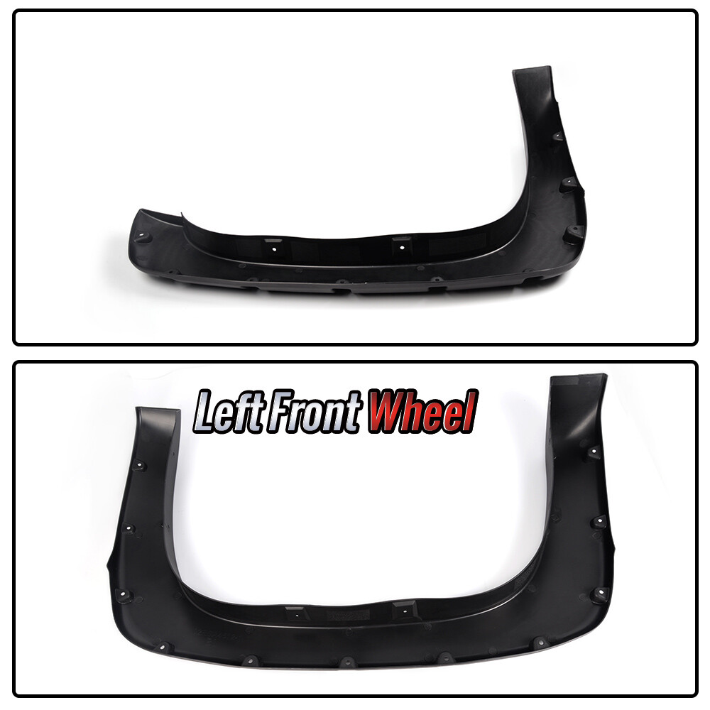 Pocket Style Bolt On Rivet Fender Flares Fit For 99-06 Chevy Silverado Sierra