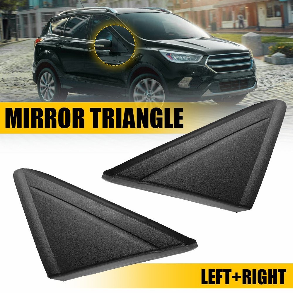 Left Right Rearview Mirror Triangle Molding Cover Trim For 13-19 Ford Escape ER