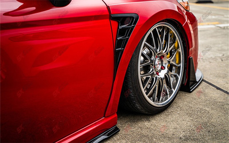 Unpainted ABS Fender Flares Wide Body Exterior For 2018-24 Toyota Camry SE XSE