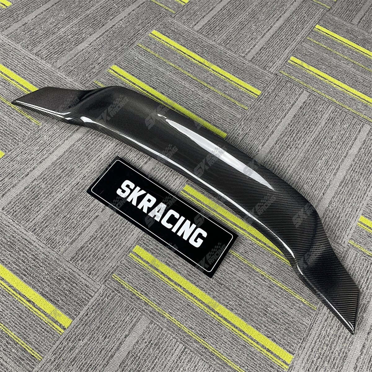 For 2001-2005 Honda Civic Sedan Carbon Fiber/Glossy Black Rear Spoiler Wing