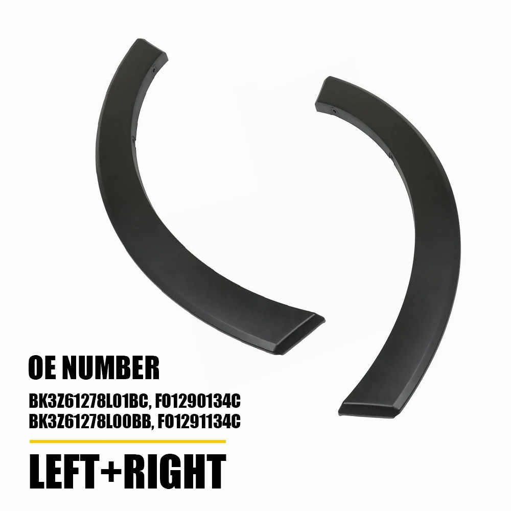 2X Right & Front Left Wheelbrow Fender Molding Flares For 2015-2024 Ford Transit
