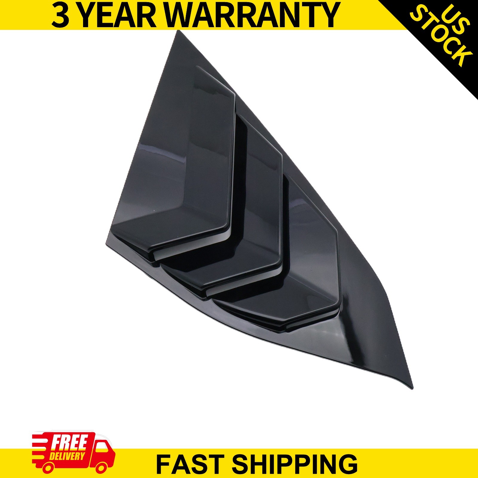Side Window Louvers Cover Glossy For 2018-2020 Honda Accord Auto Accessories