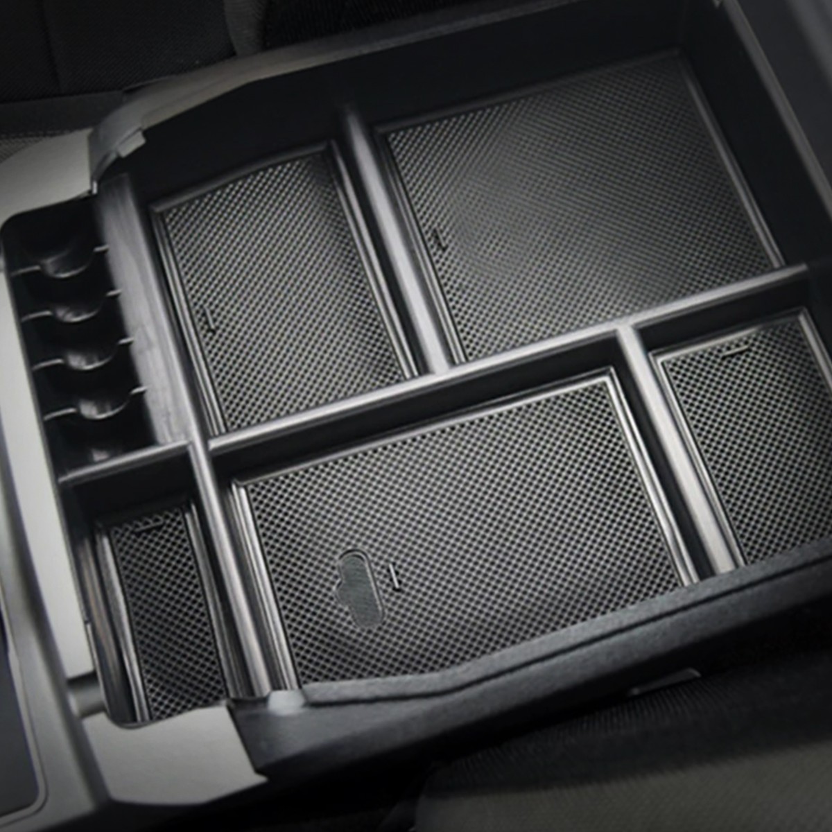 For Ford 2015-2018 F150 Accessories Interior Auto car Armrest Storage Box Black