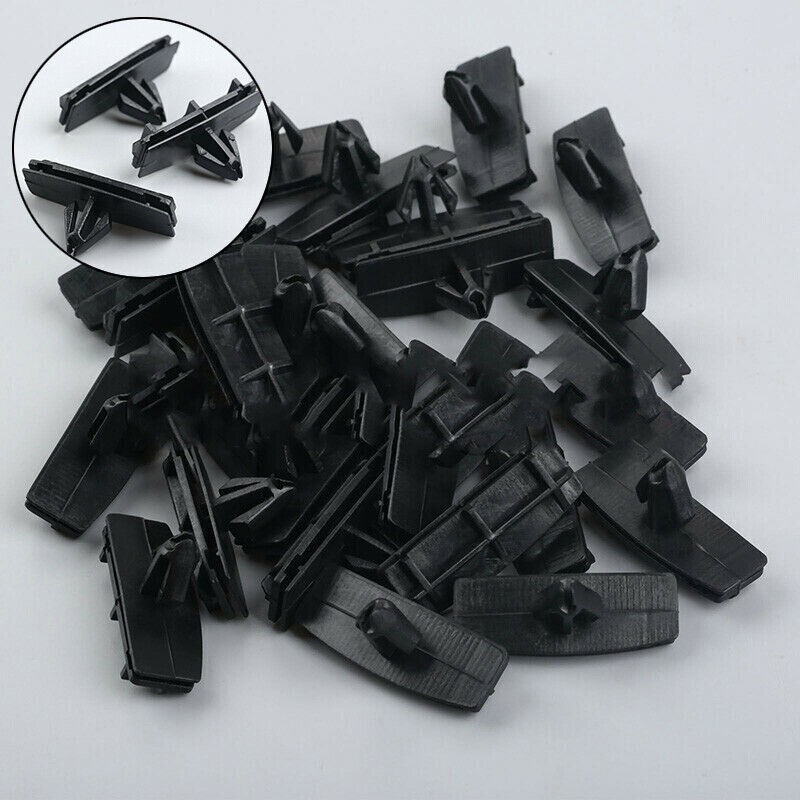 25Pcs Plastic Fender Rocker Moulding Clip For Jeep Wrangler Unlimited JK