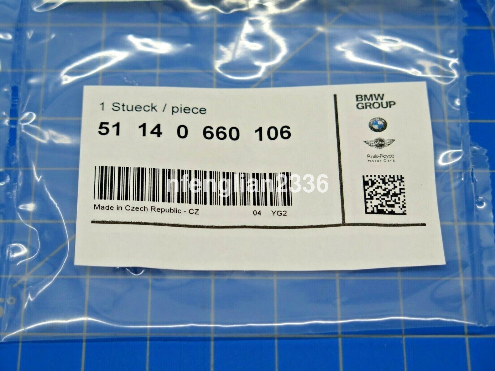 NEW Mini Cooper S R52 R53 2002-2008 Front Emblem Mini Wings 51140660106